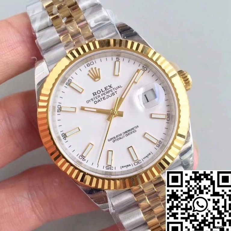 Datejust M126333-0016 Dial Rolex White Factory EW 0110